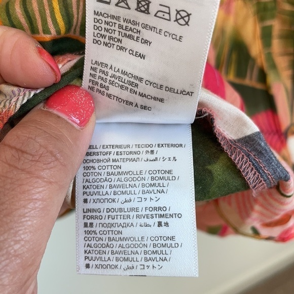 Anthropologie Farm Rio Yasmine ruffled blouse S - Picture 9 of 9